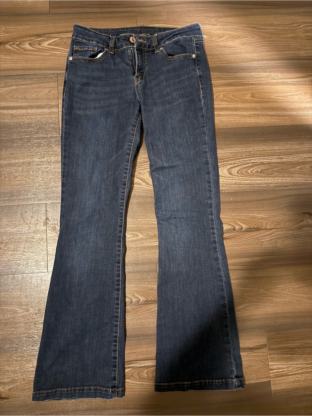 Forever 21 Dark Blue Flare Jeans